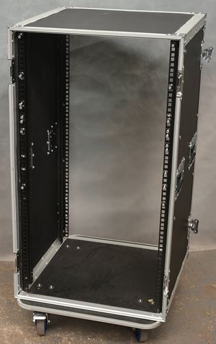 various-Trojan wheeled rack flightcase